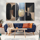Minimalist Wabi Sabi Abstract Geometric Wall Art Canvas