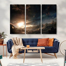 Avengers Planet Wall Art Canvas Print