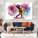 Colorful Golfer Swing Wall Art Canvas Print - Ready to Hang, by MyGreatCanvas | Canvas Wall Art Prints | Photo Prints & Wall Decor