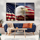 American Flag Eagle Symbol Wall Art, American Flag Eagle by MyGreatCanvas | Canvas Wall Art Prints | Photo Prints & Wall Decor