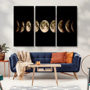 Phases of the Moon Wall Art | Canvas Print for Modern Wall by MyGreatCanvas | Canvas Wall Art Prints | Photo Prints & Wall Decor
