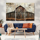 Rustic Barn Wall Art | Farmhouse Wall Decor Canvas Print |