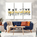 Farmhouse Wall Art Sheep Print | Ready to Hang Framed Canvas by MyGreatCanvas | Canvas Wall Art Prints | Photo Prints & Wall Decor