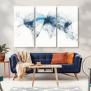 Flight Route Map Wall Art Canvas Print, Abstract Air Traffic by MyGreatCanvas | Canvas Wall Art Prints | Photo Prints & Wall Decor
