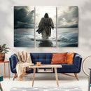 Jesus Walking on Water Wall Art | Canvas Print | Ready to