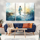 Watercolor Jesus Walking on Water Canvas Print, Christian by MyGreatCanvas | Canvas Wall Art Prints | Photo Prints & Wall Decor