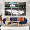 Sharks Arena Blackhawks Sharks Ice Hockey Stadium Wall Art by MyGreatCanvas | Canvas Wall Art Prints | Photo Prints & Wall Decor