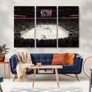 T Mobile Arena Paradise Nevada Vegas Golden Knights Ice by MyGreatCanvas | Canvas Wall Art Prints | Photo Prints & Wall Decor