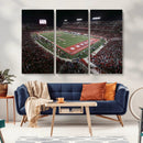 Houston Cougars Football Team Print - Houston TDECU Stadium