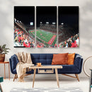 Houston Cougars Football Team Print - Houston TDECU Stadium