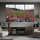 Virginia Cavaliers Football Team Print - Charlottesville Scott Stadium Print Wall Art Canvas by MyGreatCanvas | Canvas Wall Art Prints | Photo Prints & Wall Decor
