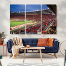 Wisconsin Badgers Football Team Print - Madison Camp Randall