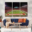 Wisconsin Badgers Football Team Print Canvas- Madison Camp