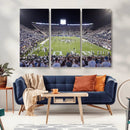 Brigham Young University Cougars Football Print Canvas - by MyGreatCanvas | Canvas Wall Art Prints | Photo Prints & Wall Decor
