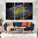 University of North Texas Mean Green Football Artwork,