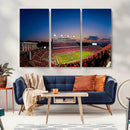 Wolfpack Football Team Wall Art Print - Raleigh
