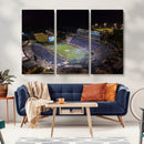Duke University Blue Devils Football Print Canvas - Durham