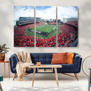 Cincinnati Bearcats Football Team Print - Nippert Stadium Wall Art Canvas Print