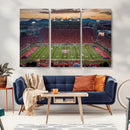 Framed Arizona Wildcats Football Team Print - Tucson Arizona by MyGreatCanvas | Canvas Wall Art Prints | Photo Prints & Wall Decor