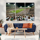 Michigan State Spartans Football Canvas Print - East Lansing