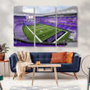 Northwestern University Wildcats Football Team Print - by MyGreatCanvas | Canvas Wall Art Prints | Photo Prints & Wall Decor