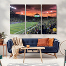 Eugene Autzen Stadium Canvas Wall Art Print – Sunset Over by MyGreatCanvas | Canvas Wall Art Prints | Photo Prints & Wall Decor