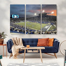 Memphis Tigers Football Team Print - Memphis Simmons Bank by MyGreatCanvas | Canvas Wall Art Prints | Photo Prints & Wall Decor