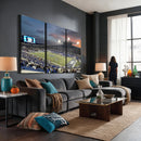 Memphis Tigers Football Team Print - Memphis Simmons Bank