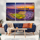 The Louisiana State University Tigers Football Team Print - by MyGreatCanvas | Canvas Wall Art Prints | Photo Prints & Wall Decor