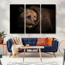 Wild Grizzly 399 Bear Canvas Wall Art Print, Bear Animal by MyGreatCanvas | Canvas Wall Art Prints | Photo Prints & Wall Decor