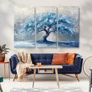 Abstract Blue Tree Art Canvas Print, Majestic Tree Wall Art by MyGreatCanvas | Canvas Wall Art Prints | Photo Prints & Wall Decor