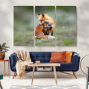 Heartwarming Fox and Baby Cub Wall Art | Ready to Hang