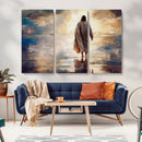 Jesus Walking on Water Wall Art | Ready to Hang Spiritual