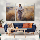 Jesus the Good Shepherd Wall Art Canvas Print - Lost Lamb