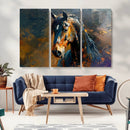 Abstract Horse Wall Art Canvas Print | Farmhouse Wall Decor by MyGreatCanvas | Canvas Wall Art Prints | Photo Prints & Wall Decor