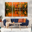 Forest Reflection Art | Autumn Forest Reflection Wall Art | by MyGreatCanvas | Canvas Wall Art Prints | Photo Prints & Wall Decor