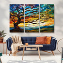 Mosaic Tree Wall Art | Ready to Hang Stained Glass Style