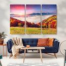 Autumn Mountain Foggy Landscape Wall Art Canvas Print | by MyGreatCanvas | Canvas Wall Art Prints | Photo Prints & Wall Decor