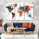 World Map Canvas Print – Framed Travel Map Wall Art for by MyGreatCanvas | Canvas Wall Art Prints | Photo Prints & Wall Decor