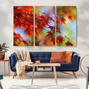Red Leaves Autumn Forest Wall Art Canvas, Red Leaves Autumn by MyGreatCanvas | Canvas Wall Art Prints | Photo Prints & Wall Decor