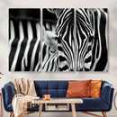 Zebra Wall Art – Zebra Close Up Wall Art – Framed Black by MyGreatCanvas | Canvas Wall Art Prints | Photo Prints & Wall Decor