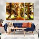 Sunshine in Forest and Trees Wall Art Canvas Print by MyGreatCanvas | Canvas Wall Art Prints | Photo Prints & Wall Decor