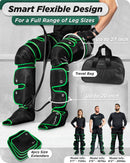 LX10 Full Leg Compression Massager Upgraded, Forest Green