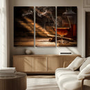 Whiskey and Cigar Wall Art Canvas Print by MyGreatCanvas | Canvas Wall Art Prints | Photo Prints & Wall Decor