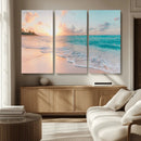 Beach Sunrise Wall Art, Coastal Seascape Canvas Print, Ocean by MyGreatCanvas | Canvas Wall Art Prints | Photo Prints & Wall Decor