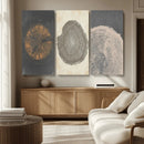 Boho Tree Ring Wall Art, Modern Minimalist Wood Grain by MyGreatCanvas | Canvas Wall Art Prints | Photo Prints & Wall Decor