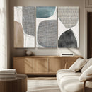 Canvas Print Wall Art Abstract Art Boho, Framed Boho Decor