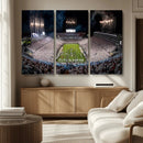 Penn Stadium Football Wall Art Canvas Print, Pennsylvania