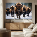 Buffalo Wall Art Canvas Print, American Bison Herd Wall Art by MyGreatCanvas | Canvas Wall Art Prints | Photo Prints & Wall Decor