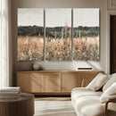 Abstract Wildflower Art Field Landscape Oil Painting Print,